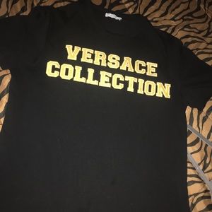 VERSACE SHIRT MED/BLK “VERSACE COLLECTION”